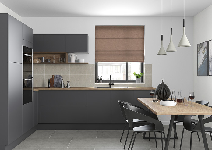 Maurice, Mink - Twist&Fit Roman Blind - Image 5